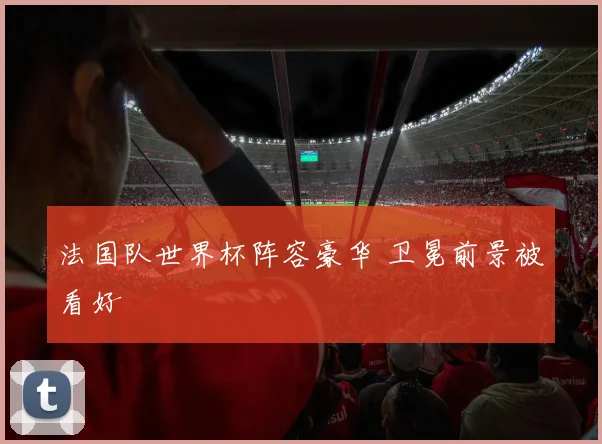 法国队世界杯阵容豪华 卫冕前景被看好