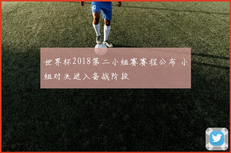 世界杯2018第二小组赛赛程公布 小组对决进入备战阶段