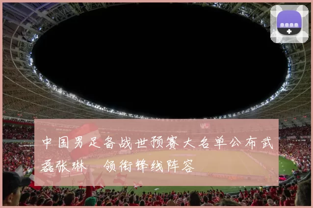 中国男足备战世预赛大名单公布武磊张琳芃领衔锋线阵容